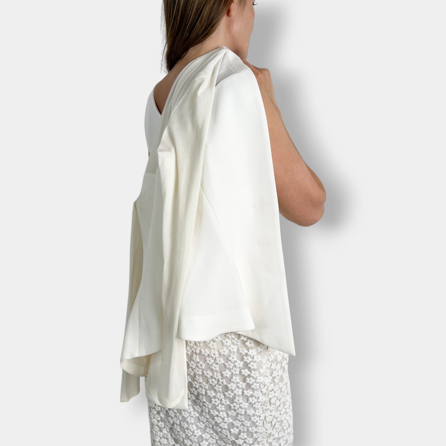 Carla Zampatti White Jacket AU6 ~ Small