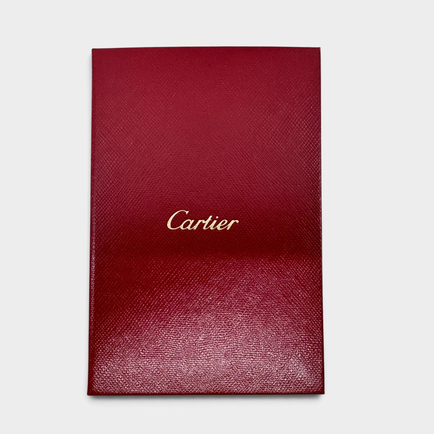 Cartier Yellow Rose White Gold AU750 Tricolour Trinity Ring [Size 59]