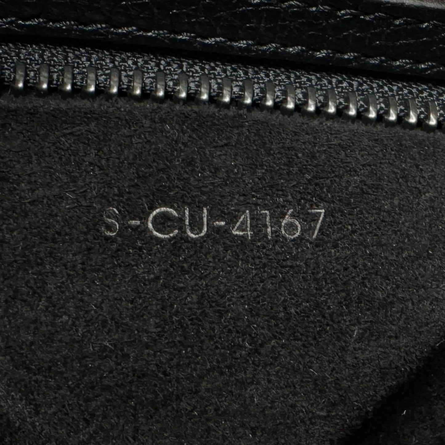 Celine Paris Black Grainy Leather Mini (Medium) Luggage Tote Bag