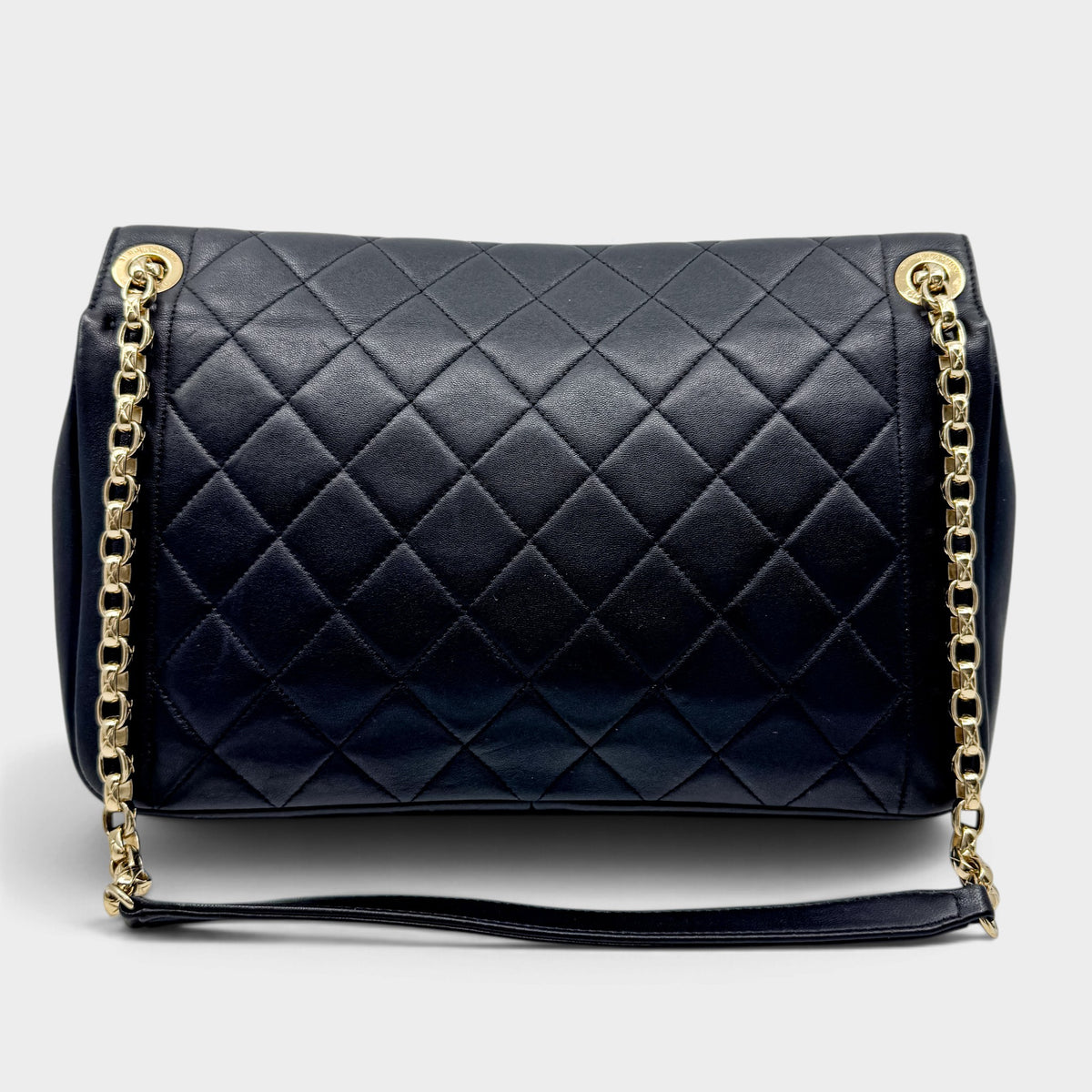 Chanel Chic With Me Black Quilted Lambskin Leather Flap Shoulder Bag