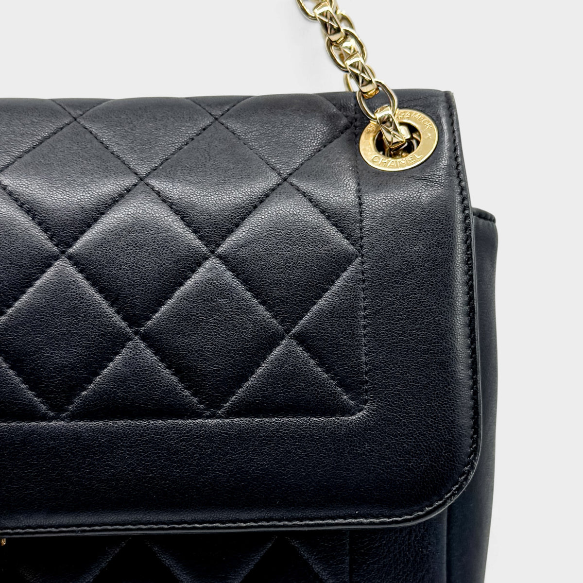 Chanel Chic With Me Black Quilted Lambskin Leather Flap Shoulder Bag