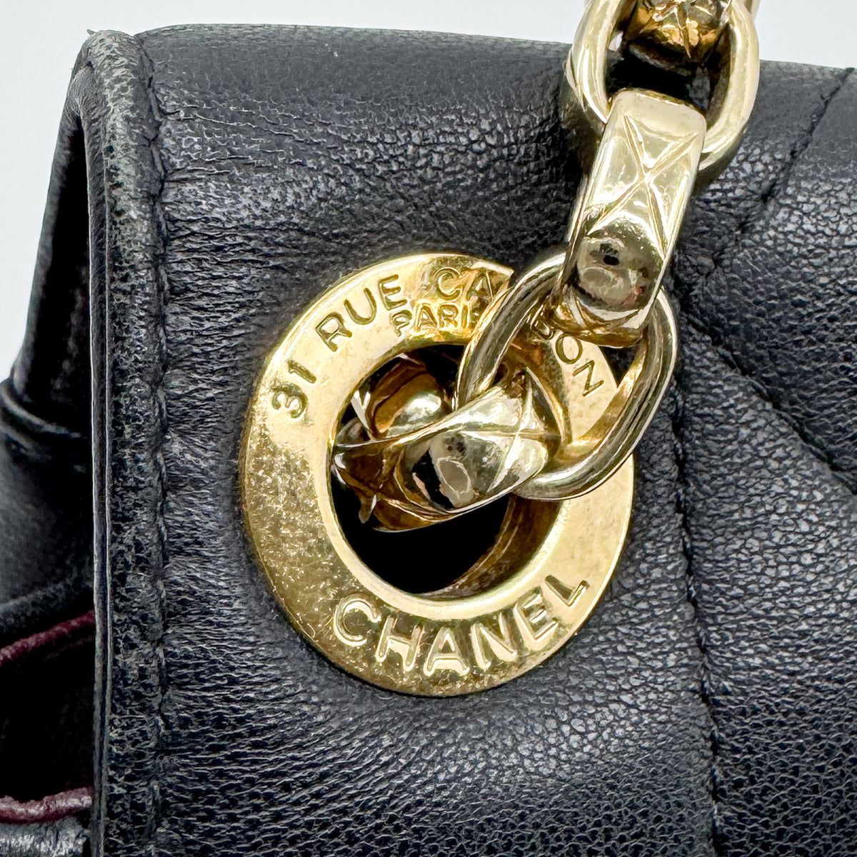 Chanel Chic With Me Black Quilted Lambskin Leather Flap Shoulder Bag