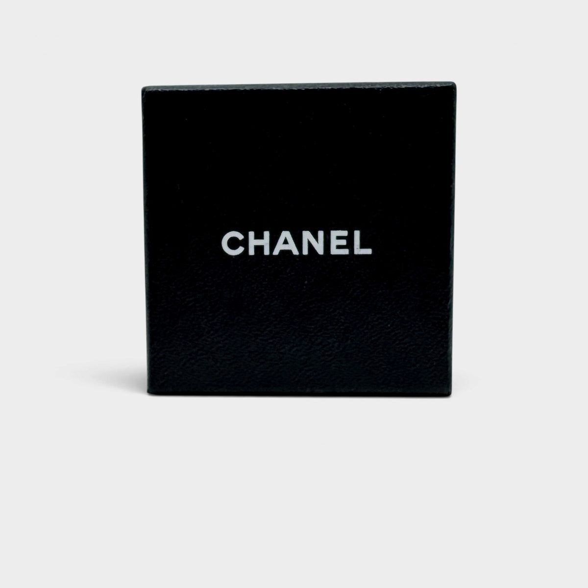 Chanel CC Silver Tone Metal & Faux Pearl Drop Earrings