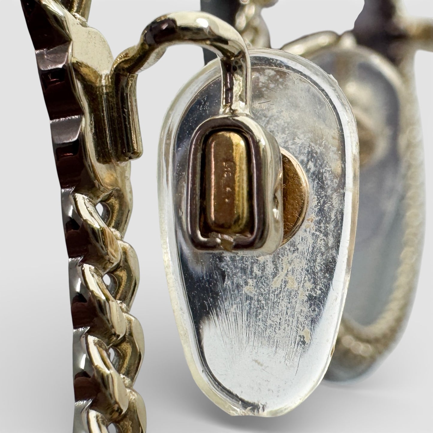 Chanel Round Rimless Sunglasses Faux Pearl Chain [4245]