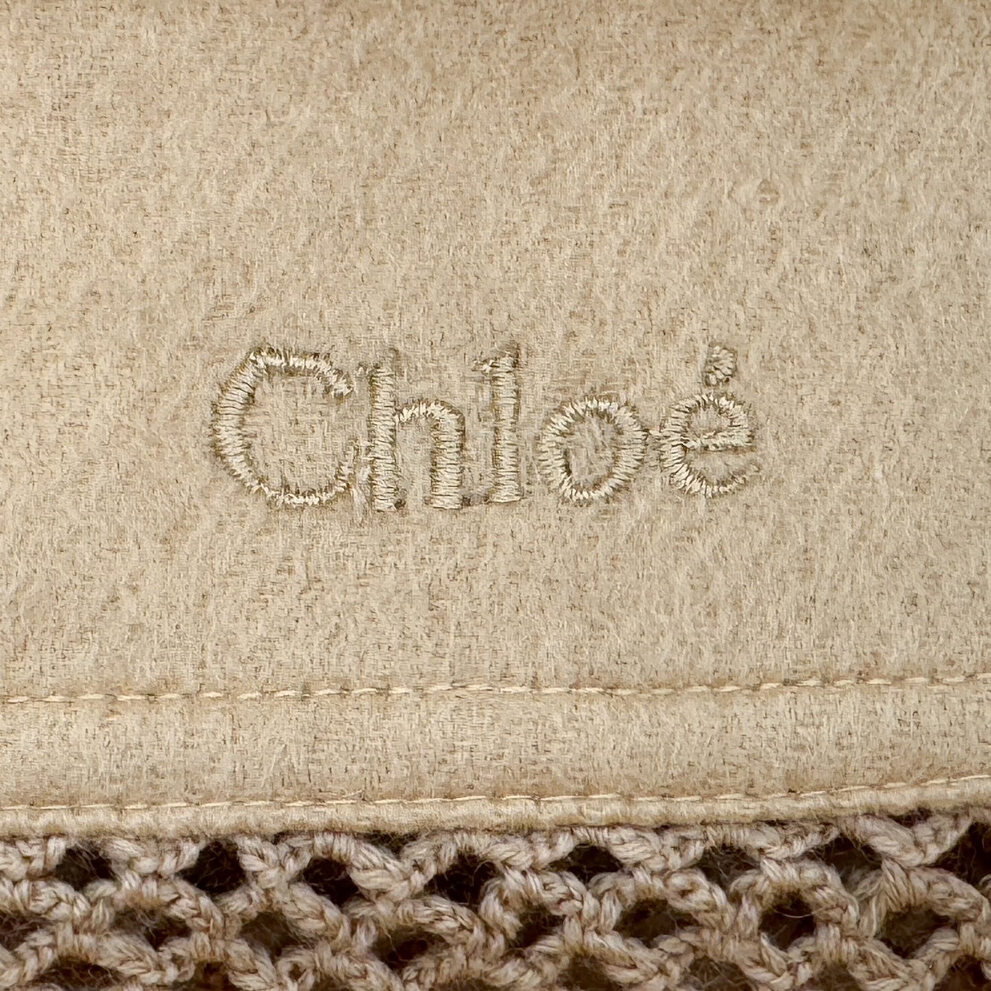 Chloé Blush Pink Cashmere Fur Trimmed Long Scarf