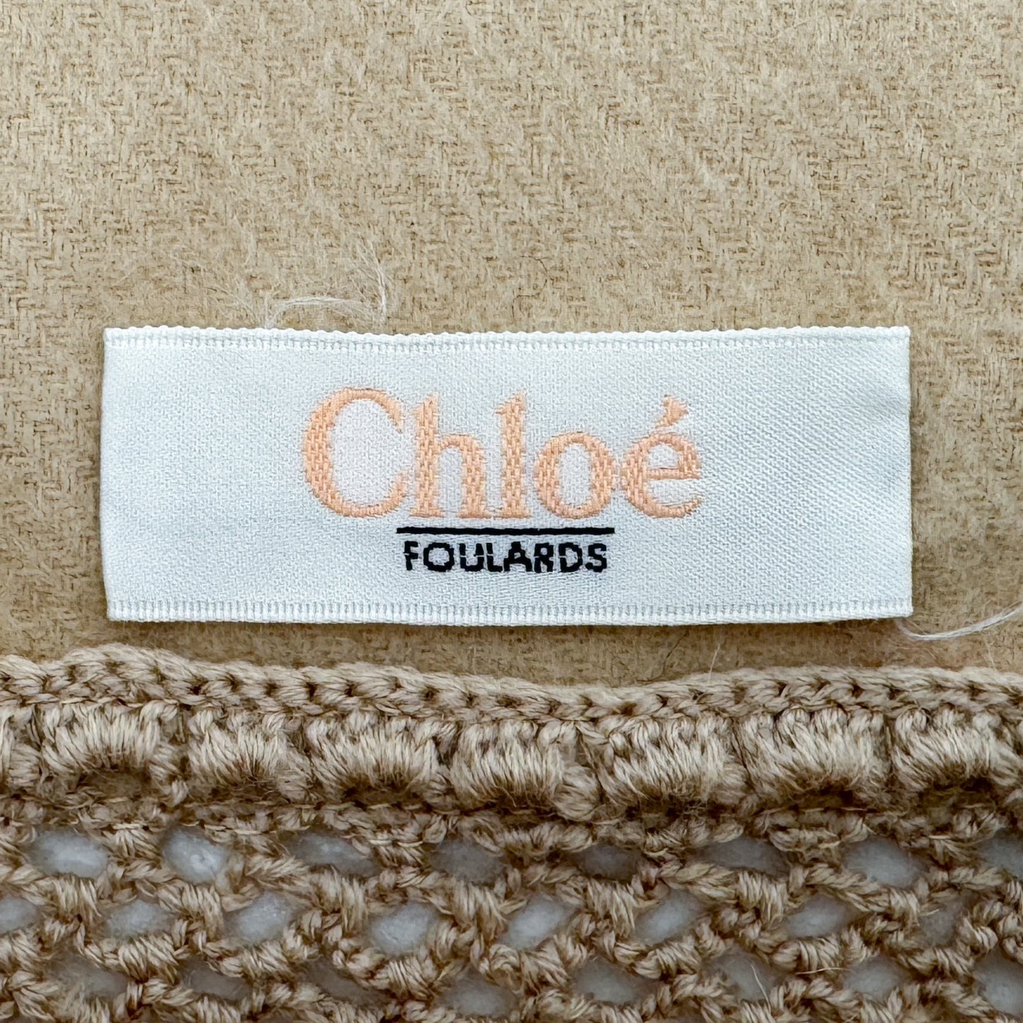 Chloé Blush Pink Cashmere Fur Trimmed Long Scarf