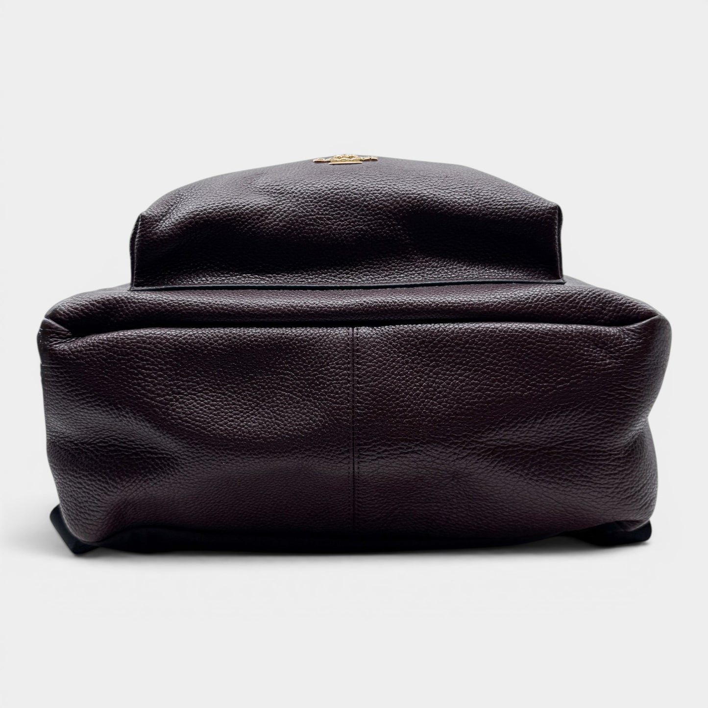 Coach Burgundy Oxblood Leather Charlie Edgepaint Backpack Bag
