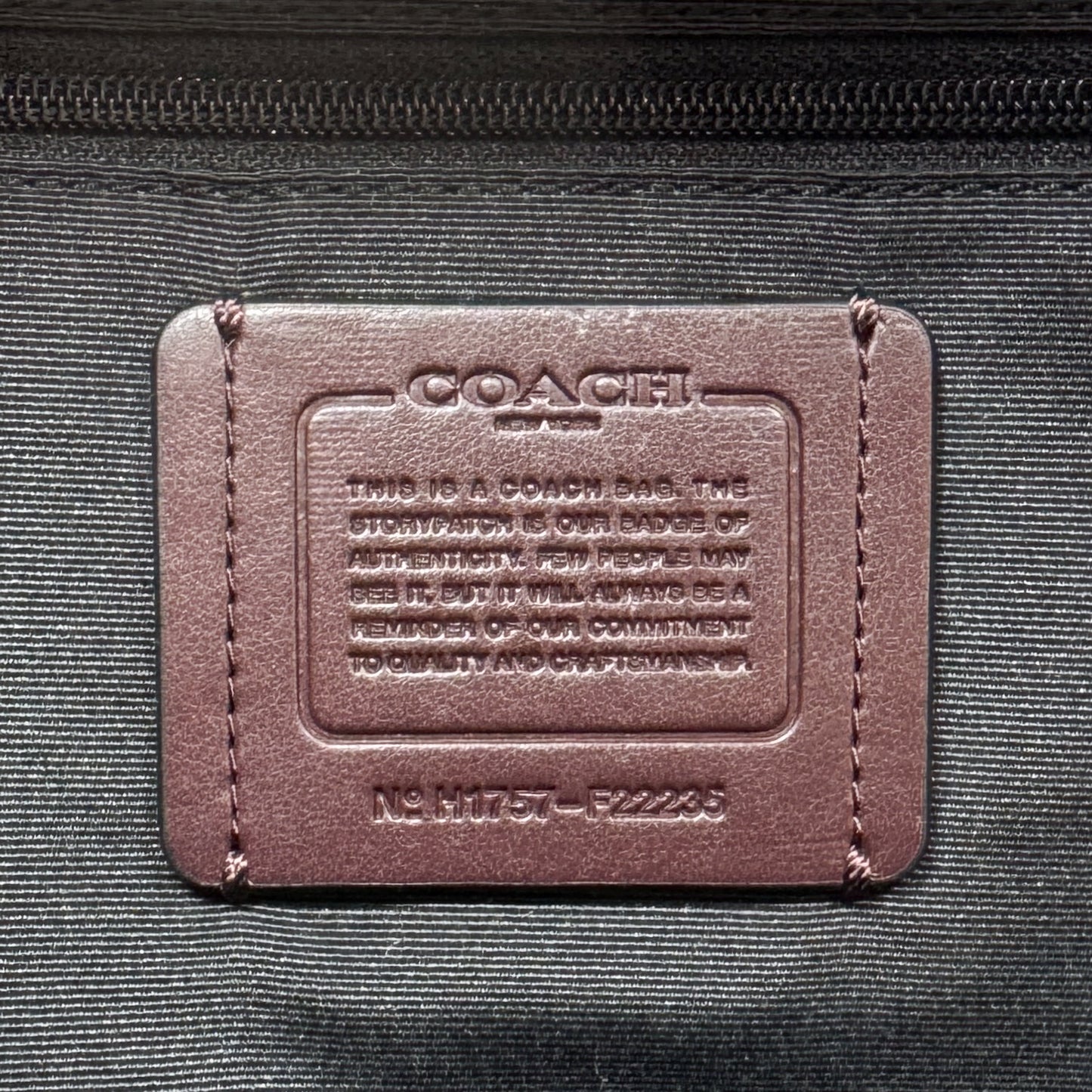 Coach Burgundy Oxblood Leather Charlie Edgepaint Backpack Bag