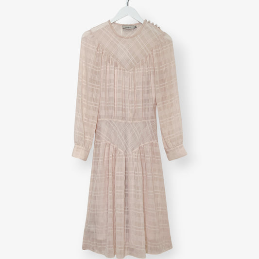 Coach Blush Pink Midi Dress 2 ~ AU8-10