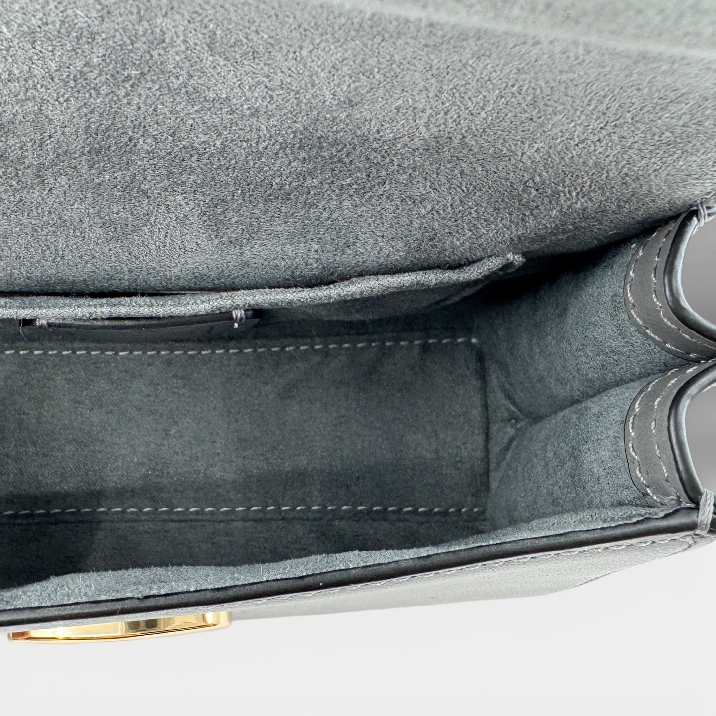 Coach Grey Leather Eliza Mini Top Handle Crossbody Bag [CW182]