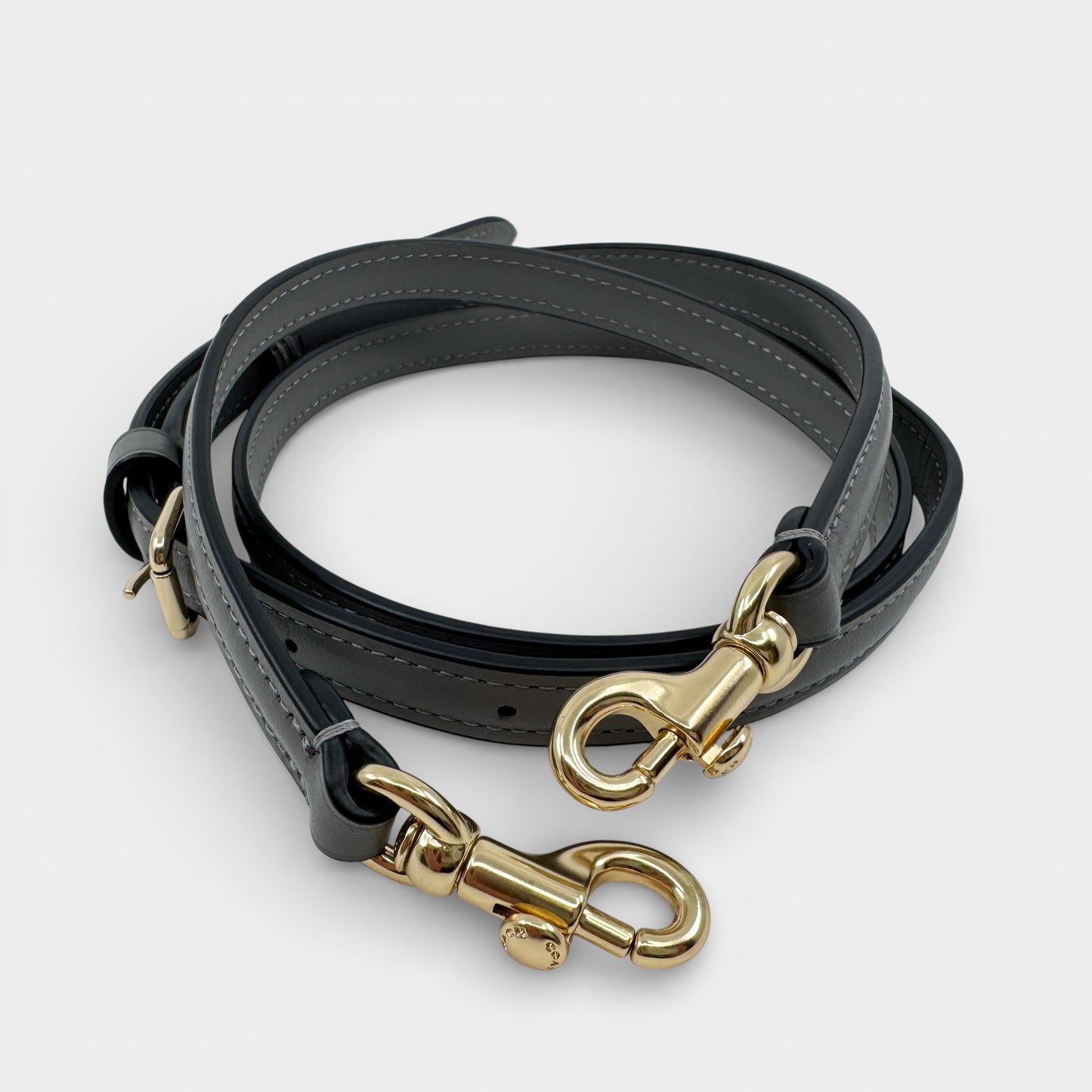 Coach Grey Leather Eliza Mini Top Handle Crossbody Bag [CW182]