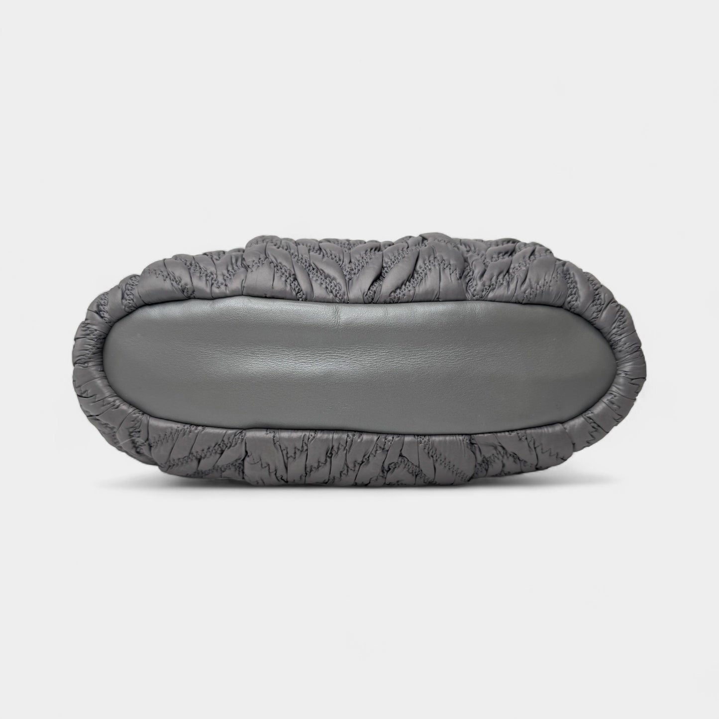 Coach Madison Grey Quilted Nylon & Leather Trip Tote Bag