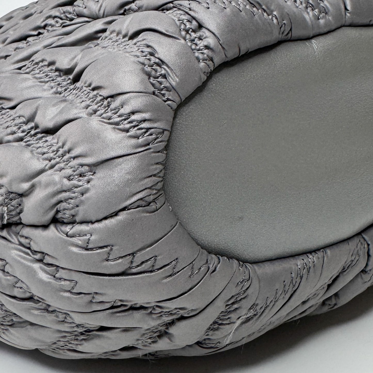 Coach Madison Grey Quilted Nylon & Leather Trip Tote Bag