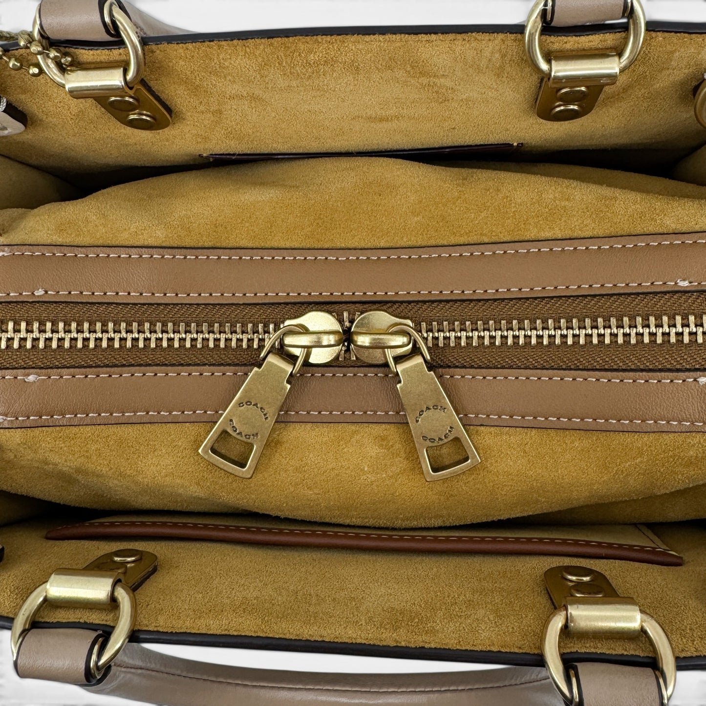 Coach Rogue 25 Jacquard Chalk Ivory Multi Satchel Crossbody Bag [CA302]