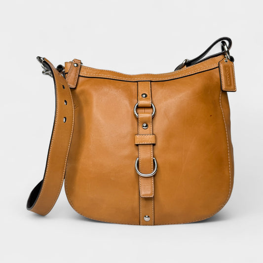 Coach Vintage Tan Leather Chelsea Crossbody Shoulder Bag [F14018]