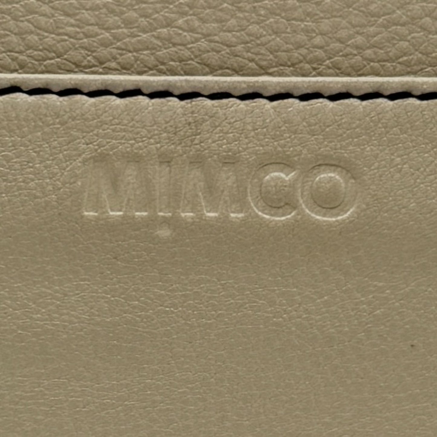 Mimco Ivory Cream & Snake Leather Turnlock Shoulder Bag [Vintage]