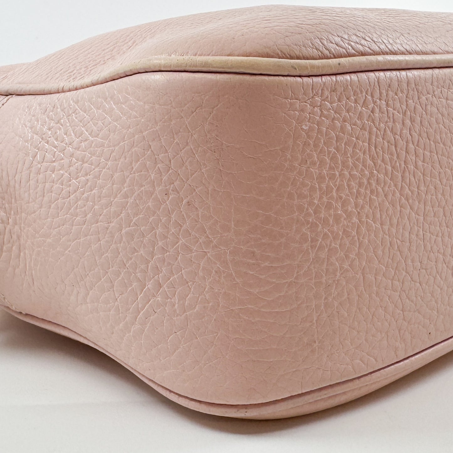 Dolce & Gabbana GLAM Pink Leather Tassel Crossbody Bag