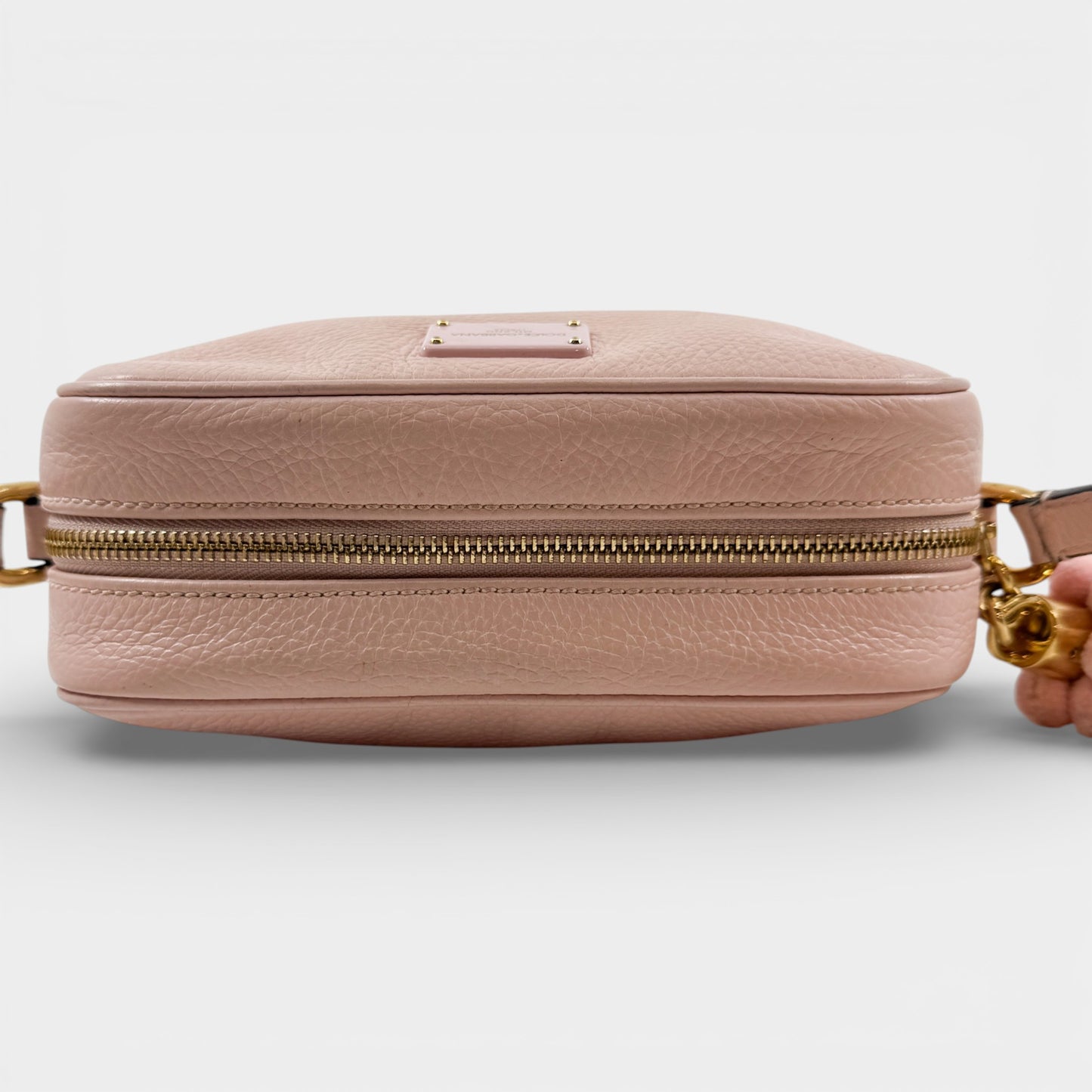 Dolce & Gabbana GLAM Pink Leather Tassel Crossbody Bag