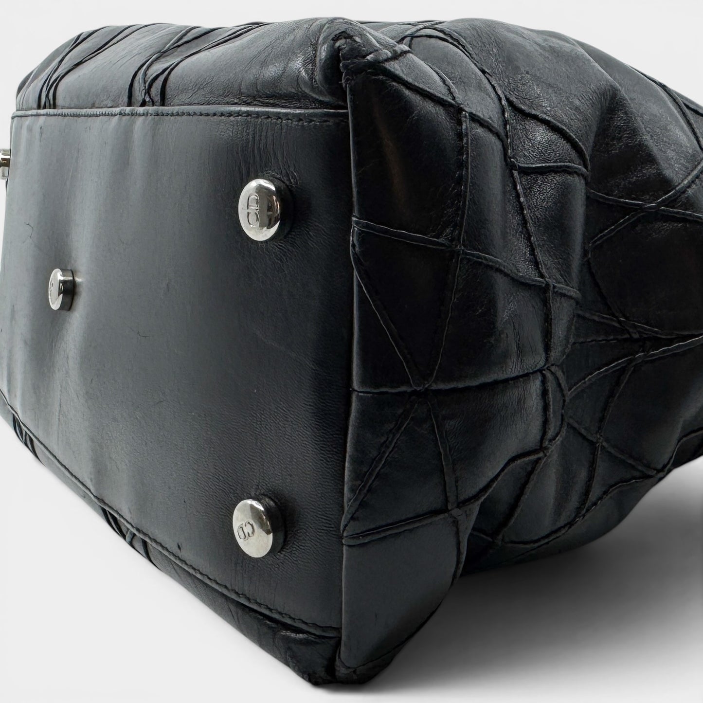 Dior Black Quilted Leather Granville Tote Bag [SOLD AS IS]