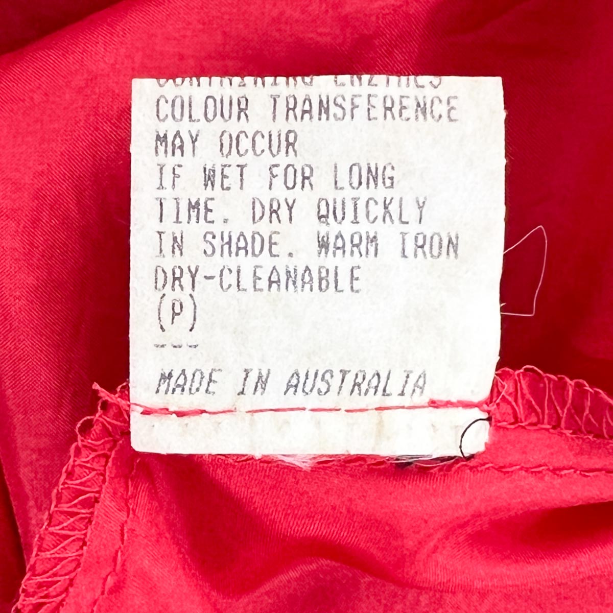 Easton Pearson Red Pink Silk Bias Dress Small ~ AU8-10