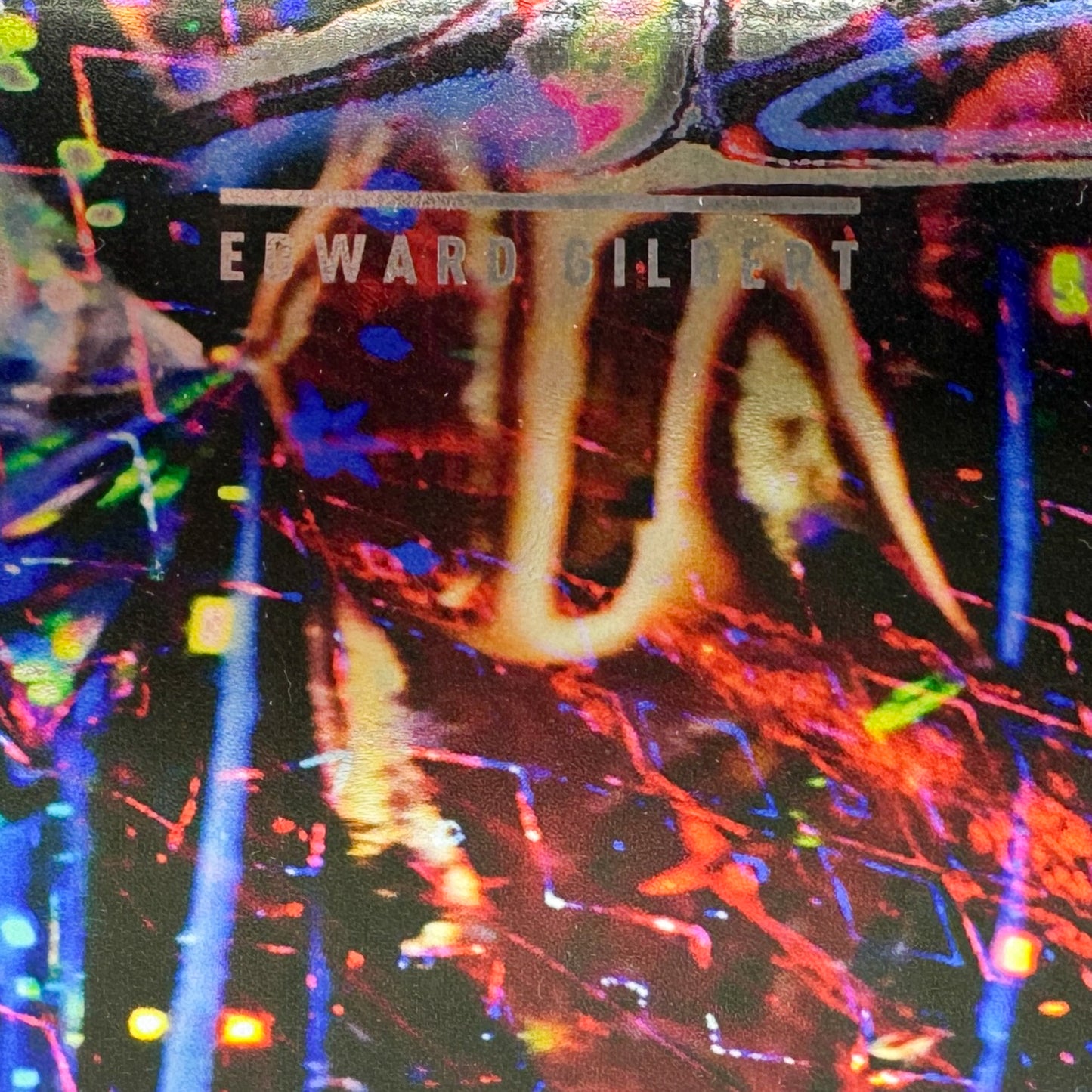 Romance Was Born X Edward Gilbert Pink Silver Foil Print Leather Zip Wallet