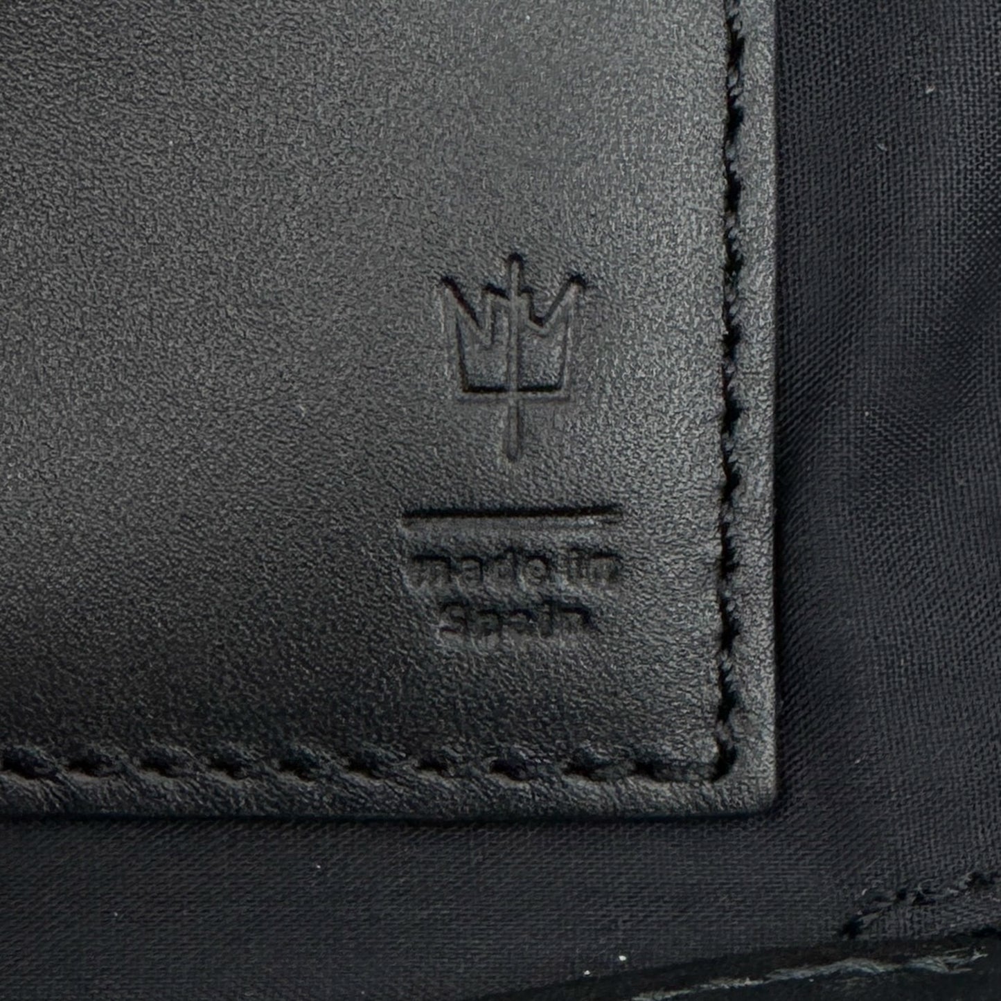 Romance Was Born X Edward Gilbert Blue Yellow Foil Print Leather Zip Wallet