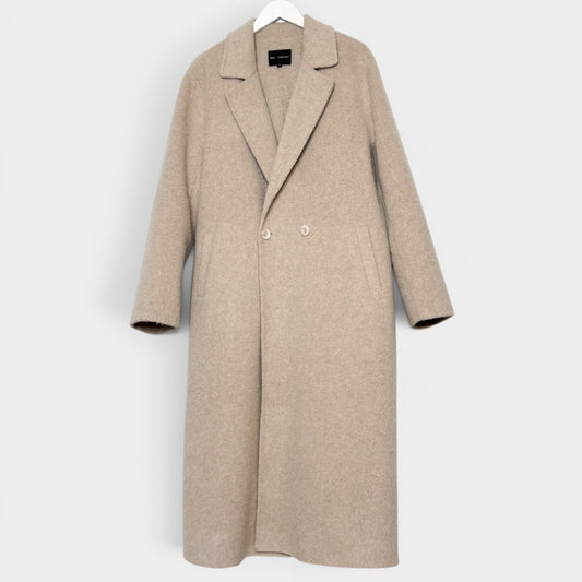 Elka Collective Cream Wool Alpaca Keiko Coat Large ~ AU12-14