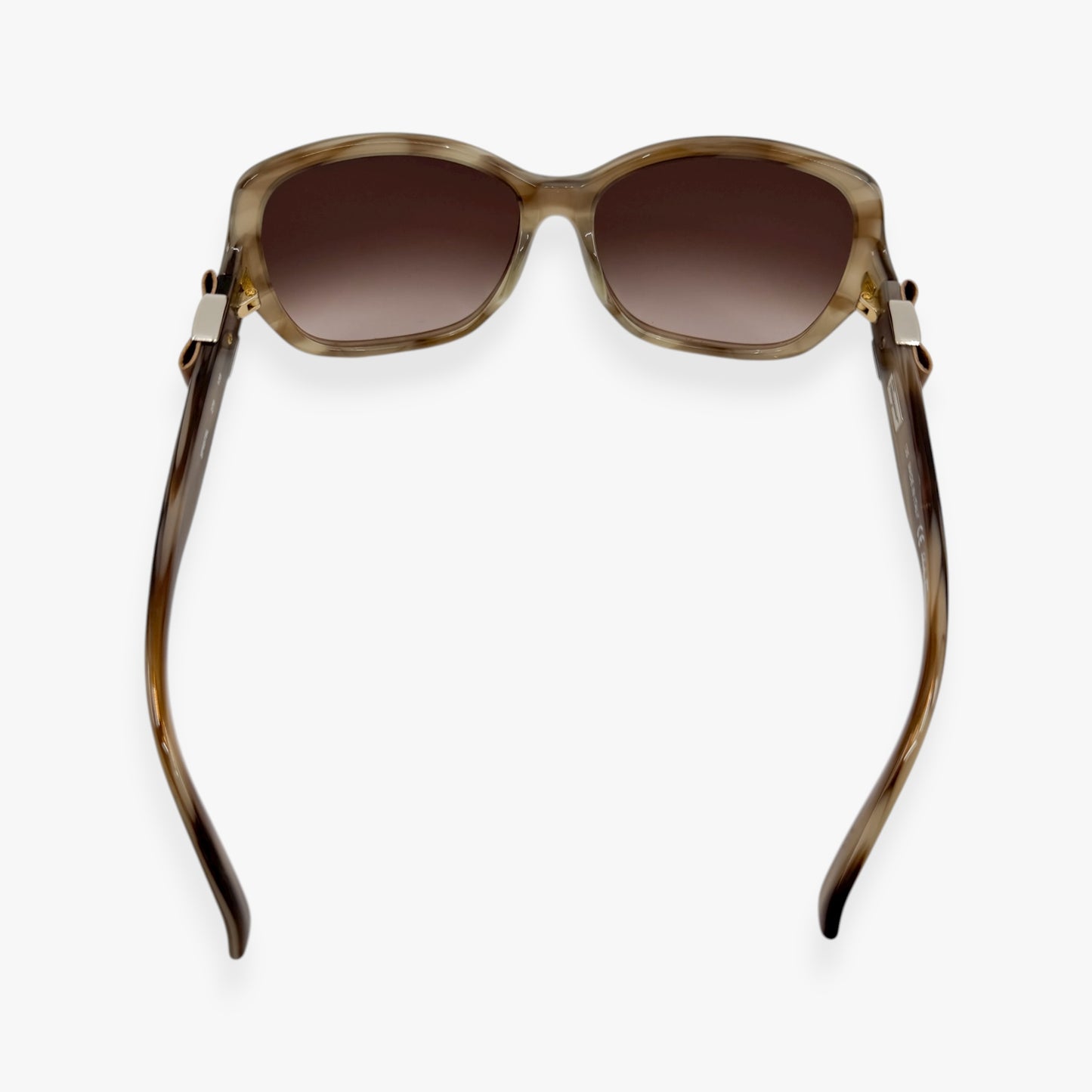 Salvatore Ferragamo Beige Brown Sunglasses [SF657SL] [NEW]