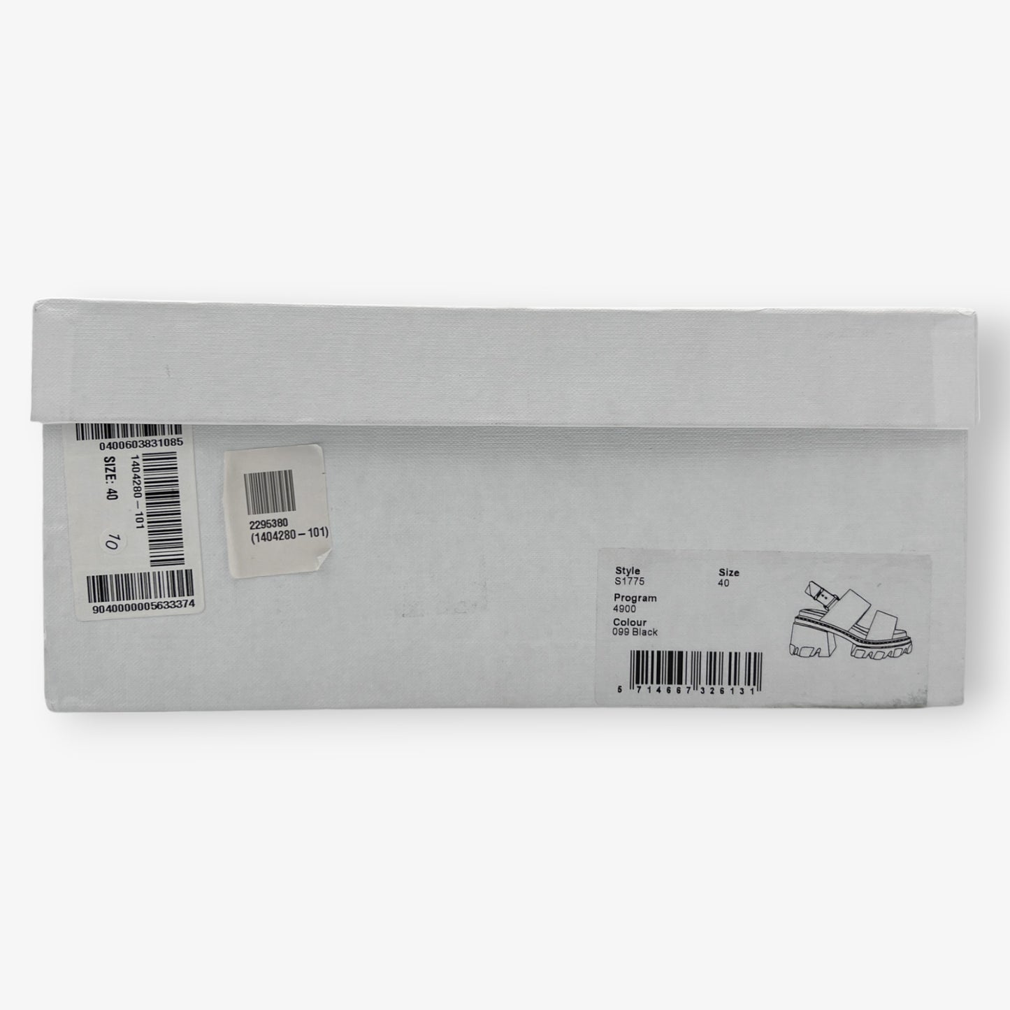 Ganni Black Chunky Sandal Shoes EU40 ~ AU9 [NEW]