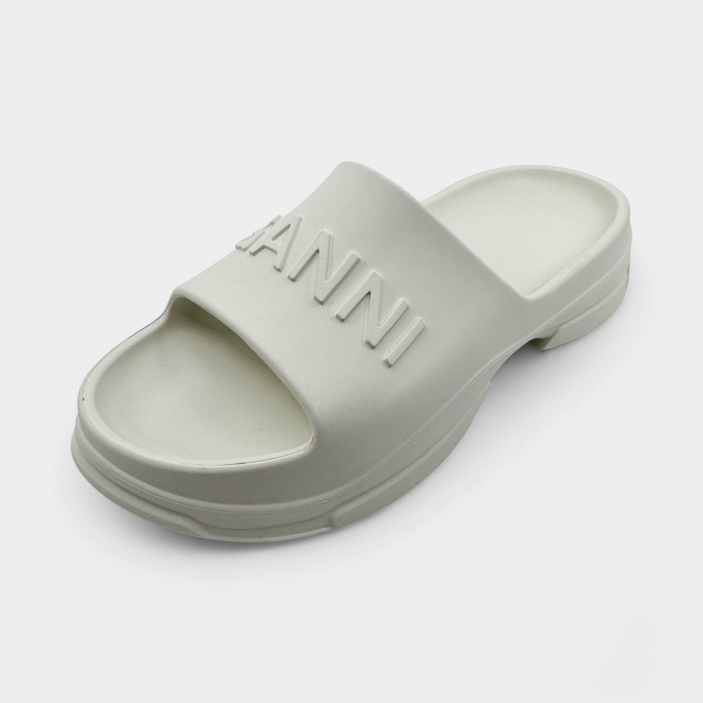 Ganni Off-White Pool Slide Shoes EU40 ~ AU9