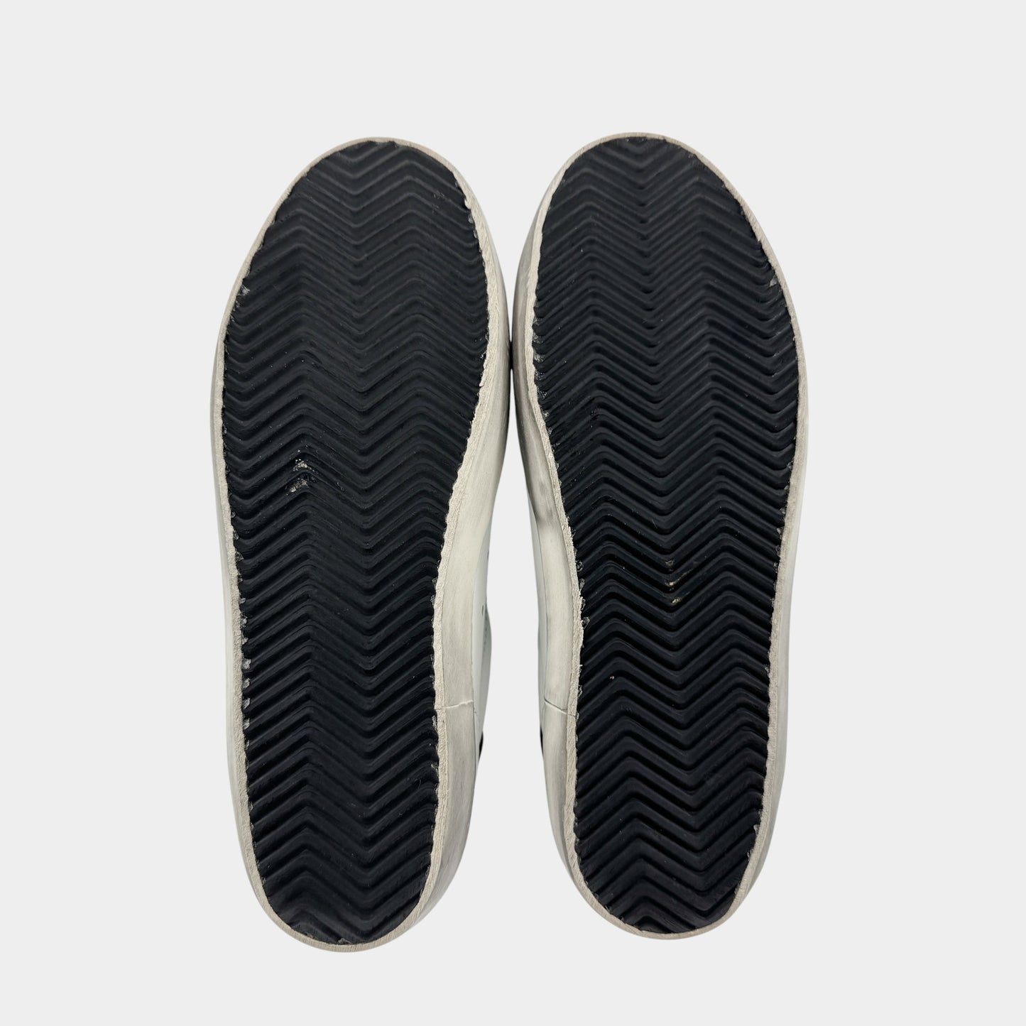 Golden Goose Private EDT Super Star White Leather Distressed Sneakers EU37 ~ AU6