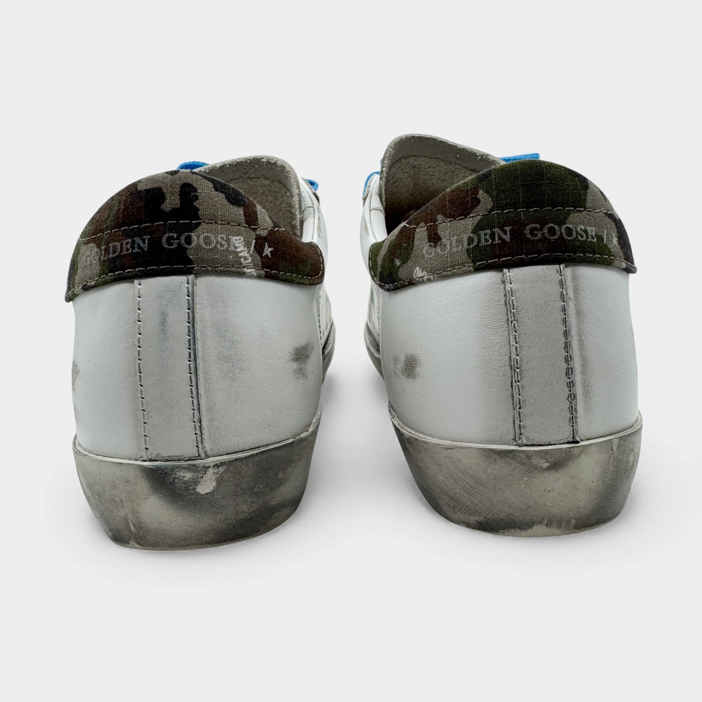 Golden Goose Private EDT Super Star White Leather Distressed Sneakers EU37 ~ AU6