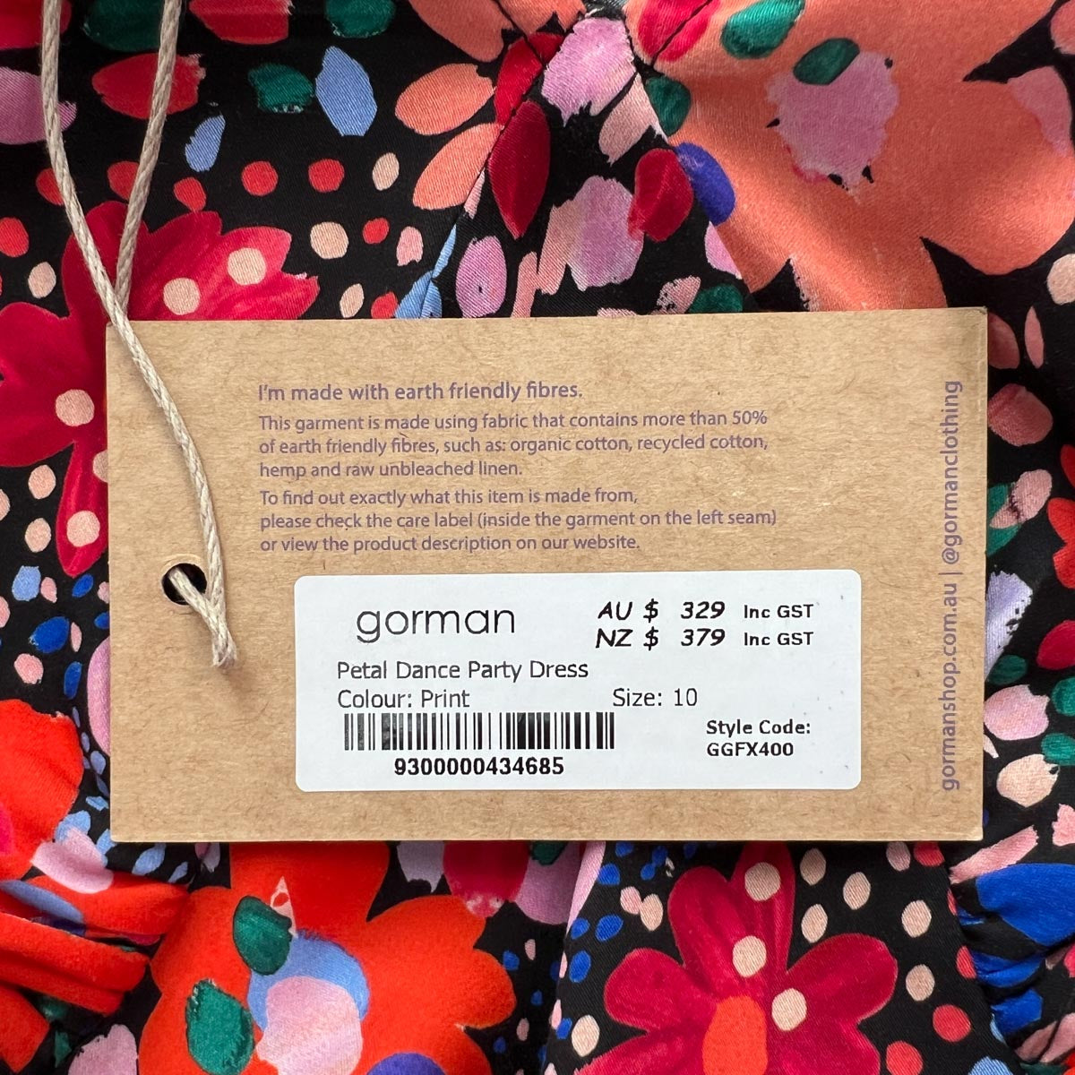 Gorman Red & Blue Floral Petal Dance Party Dress AU10 [NEW]