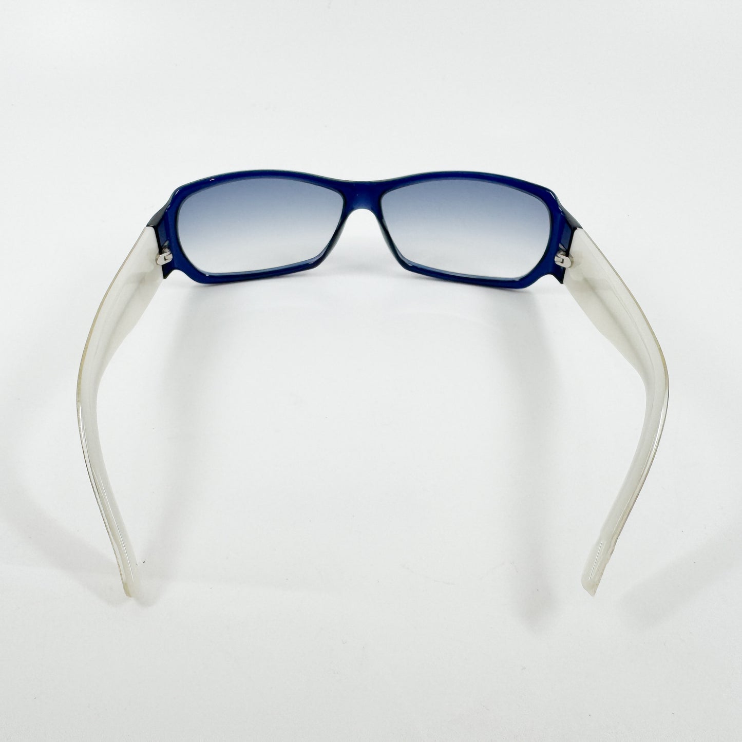 Gucci Vintage Blue Gold Rectangle Sunglasses [GG 2935/S]