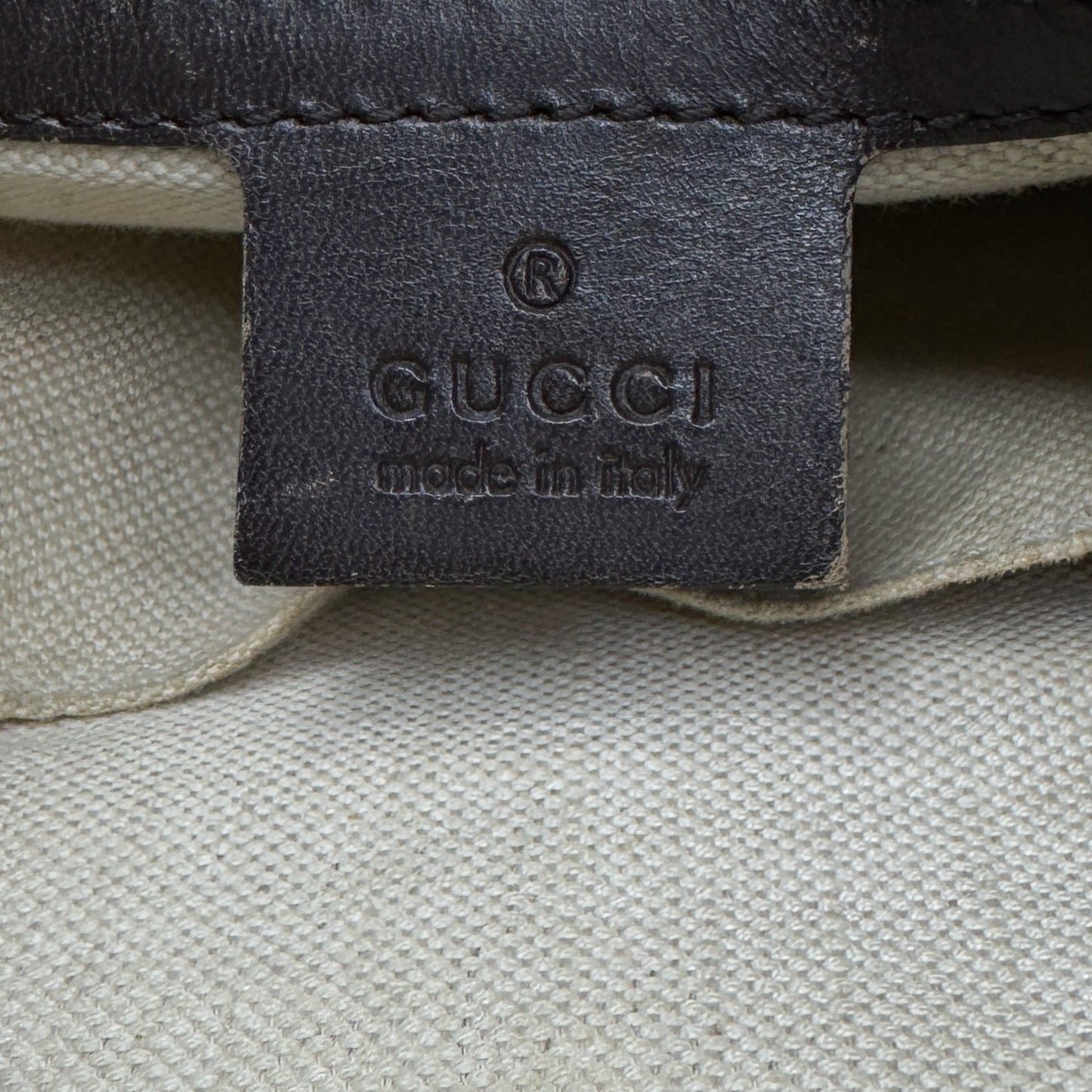 Gucci GG Canvas Leather Vintage Web Boston Bag