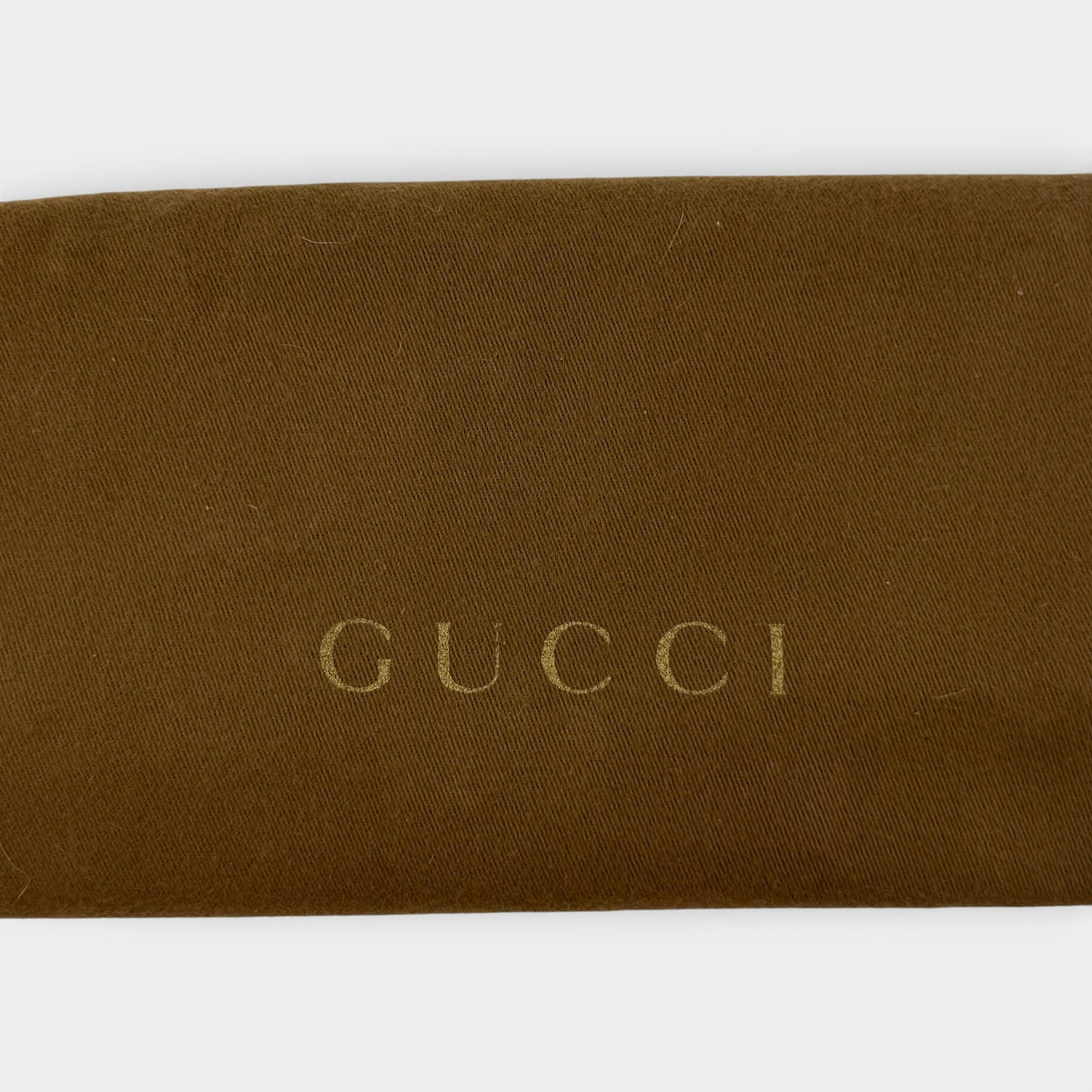 Gucci Vintage Ophidia Beige Navy Blue GG Monogram Logo Clutch Bag