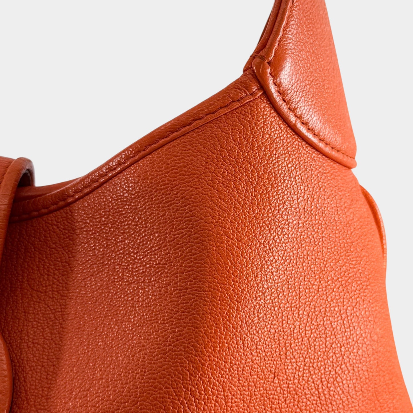 Gucci Deep Orange Leather Aphrodite Shoulder Bag