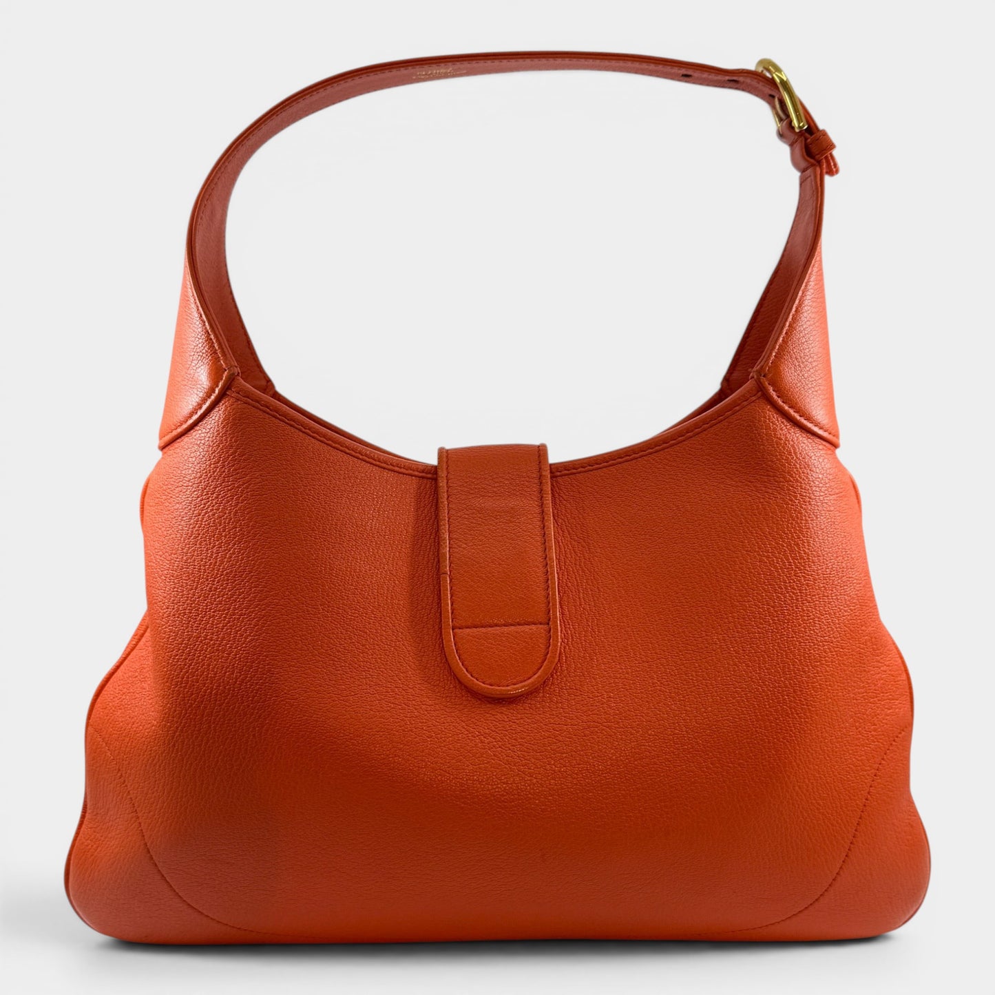 Gucci Deep Orange Leather Aphrodite Shoulder Bag