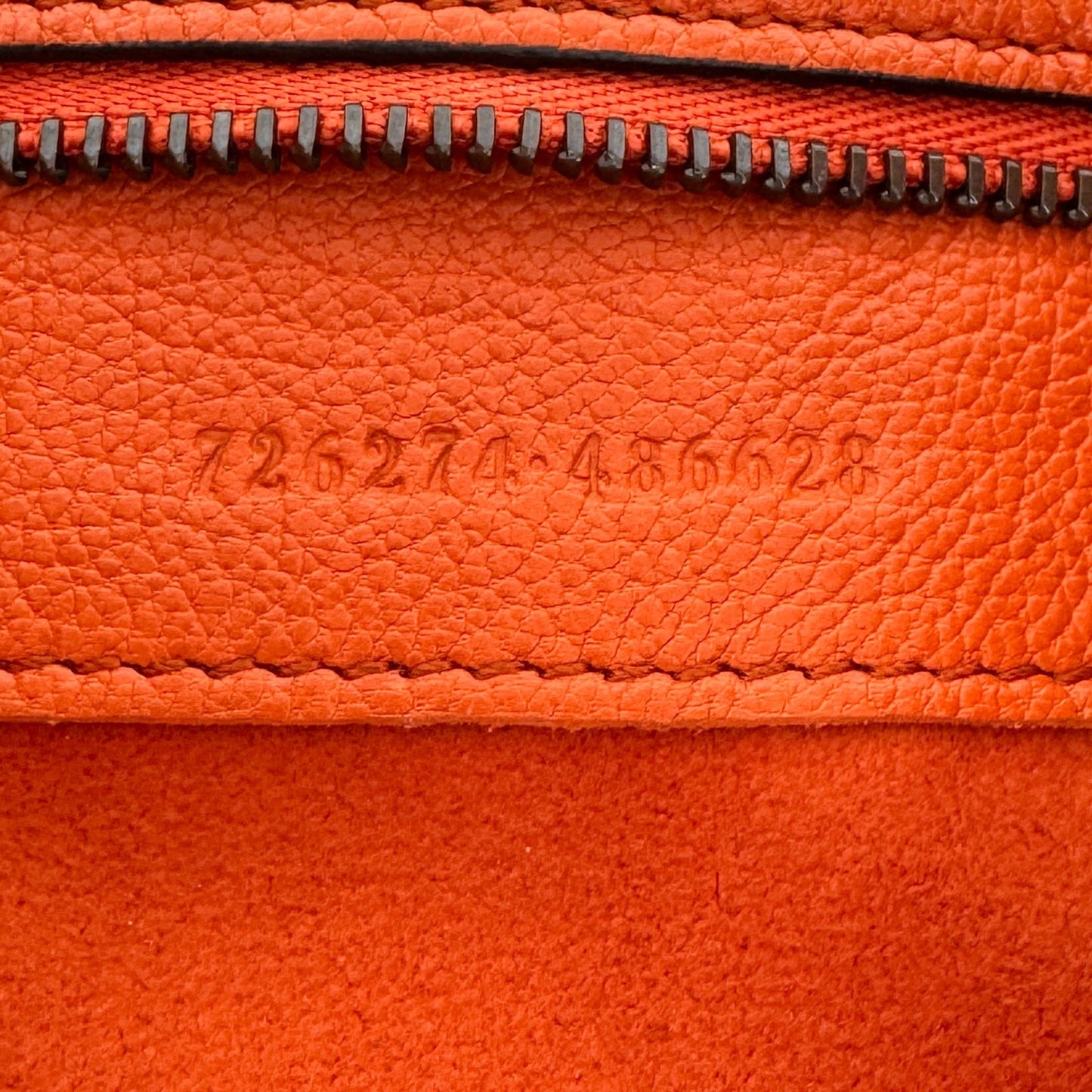 Gucci Deep Orange Leather Aphrodite Shoulder Bag
