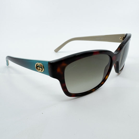 Gucci Vintage Tortoise Aqua Brown Sunglasses [GG 3615/S]
