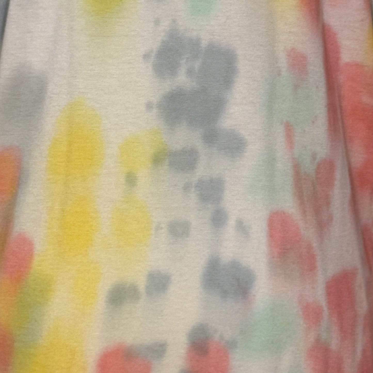 Gucci Beige Multicoloured Tie Dye Cotton Logo Tee Shirt Medium ~ Large