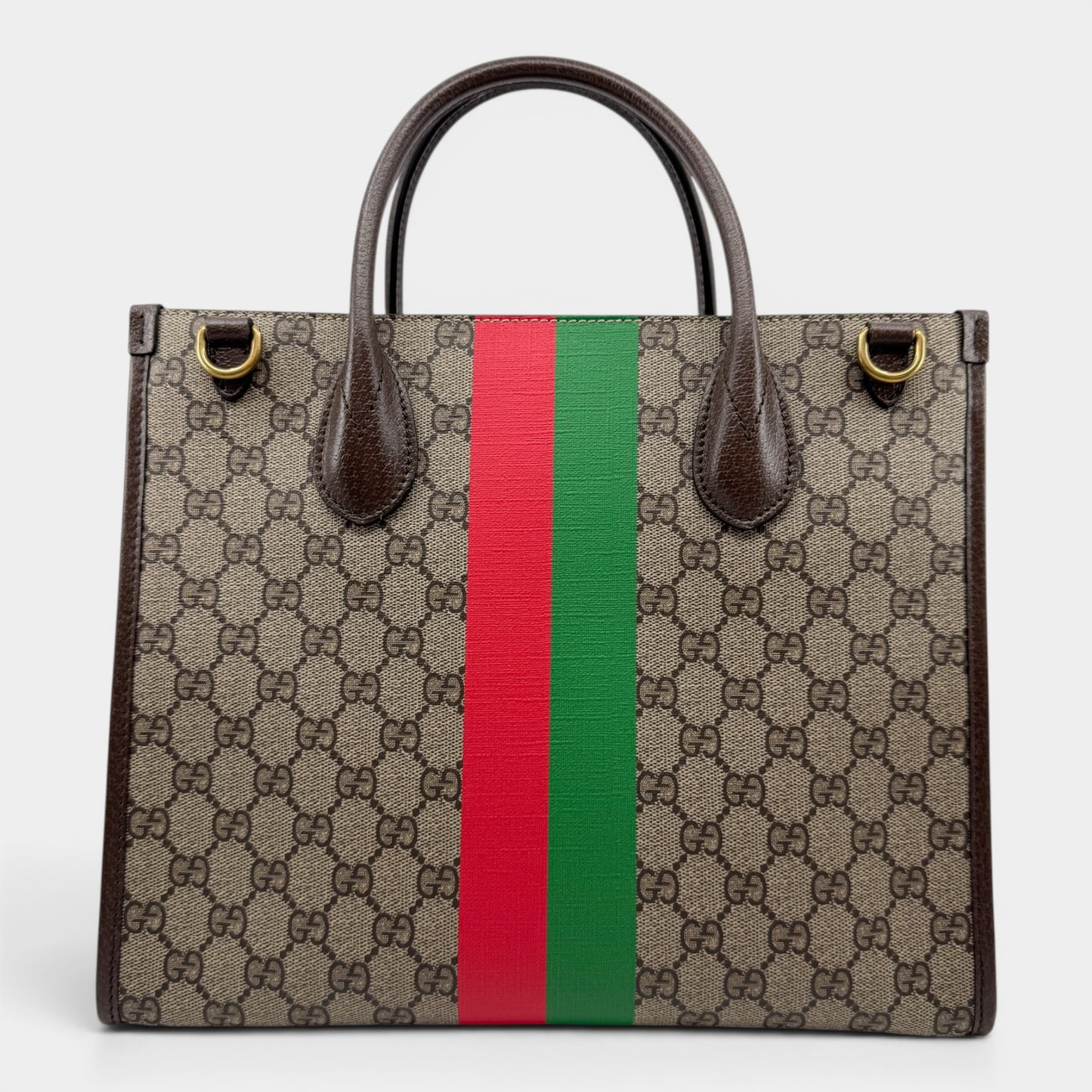 Gucci GG Supreme Canvas Tiger Print Tote Bag
