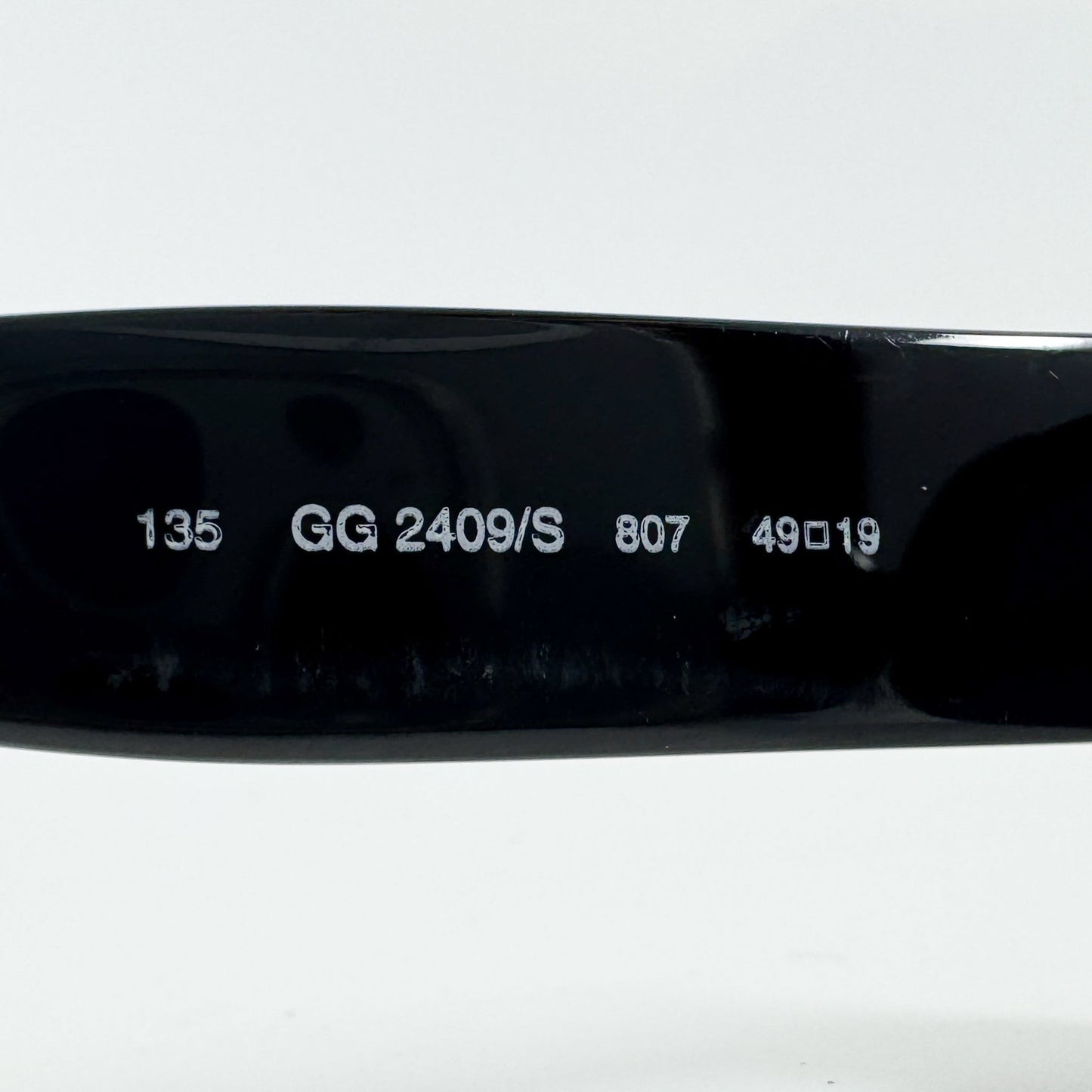 Gucci Vintage Black Rectangle Sunglasses [GG 2409/S]