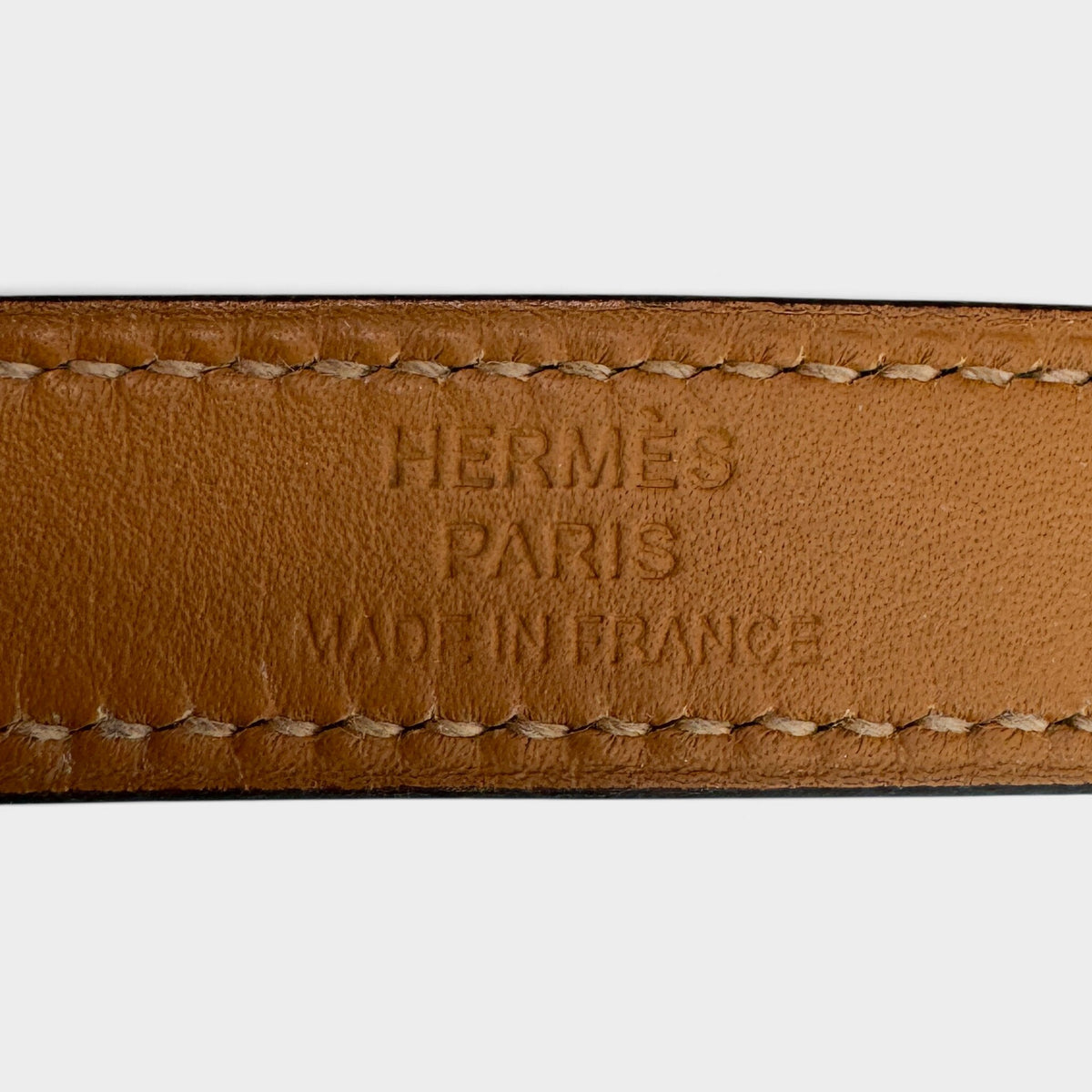 Hermes Behapi Double Tour Black Leather Gold H Clasp Wrap Bracelet