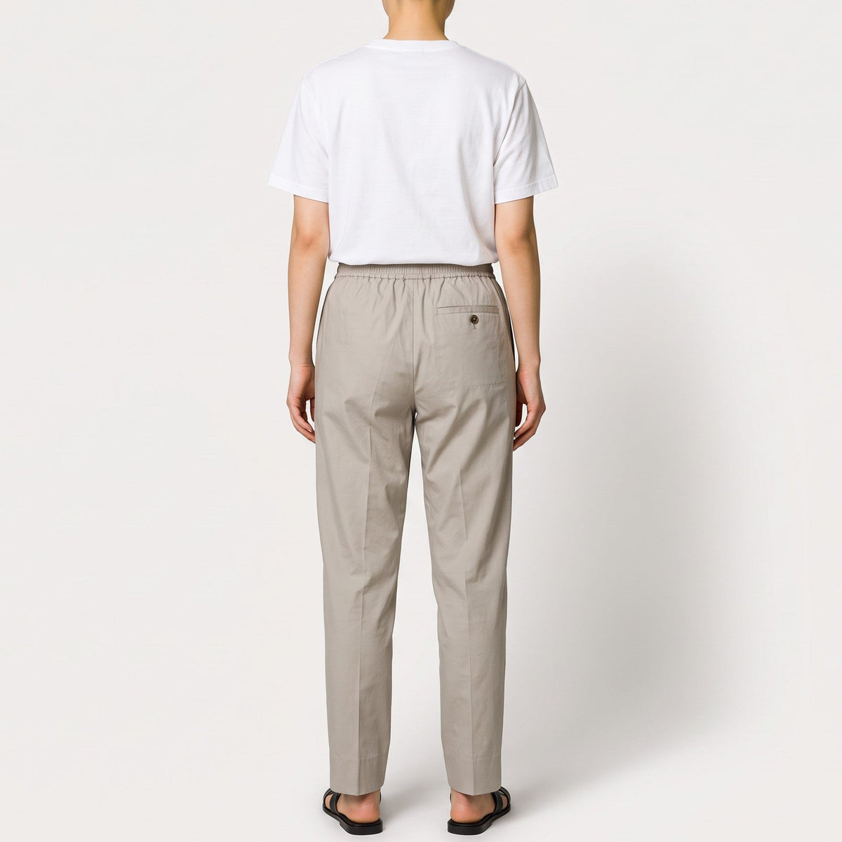 Hermès Beige Cotton Gabardine Casual Pants EU40 ~ US6 ~ AU10