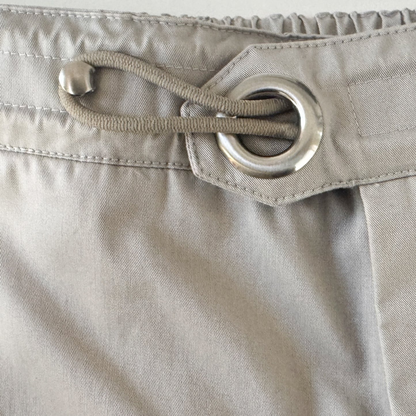 Hermès Beige Cotton Gabardine Casual Pants EU40 ~ US6 ~ AU10