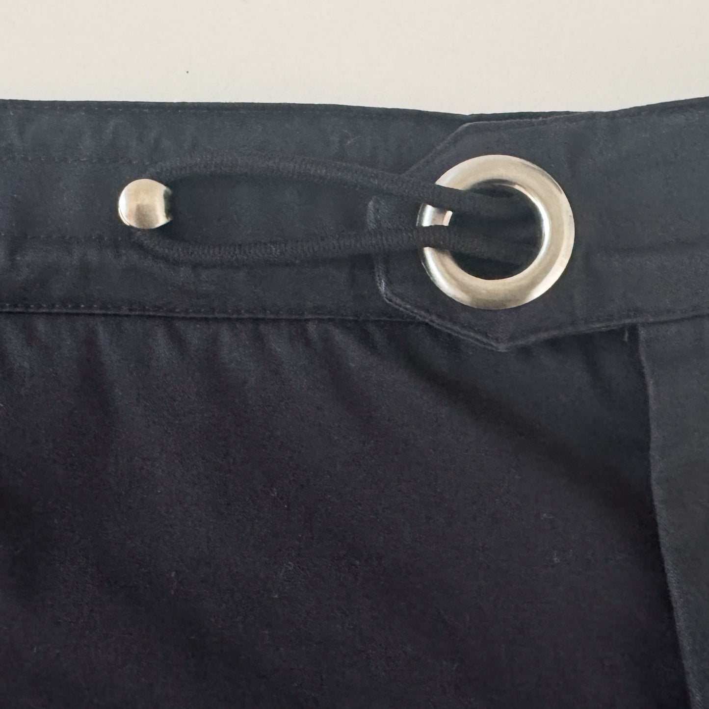 Hermès Dark Navy Blue Cotton Gabardine Casual Pants EU40 ~ US6 ~ AU10