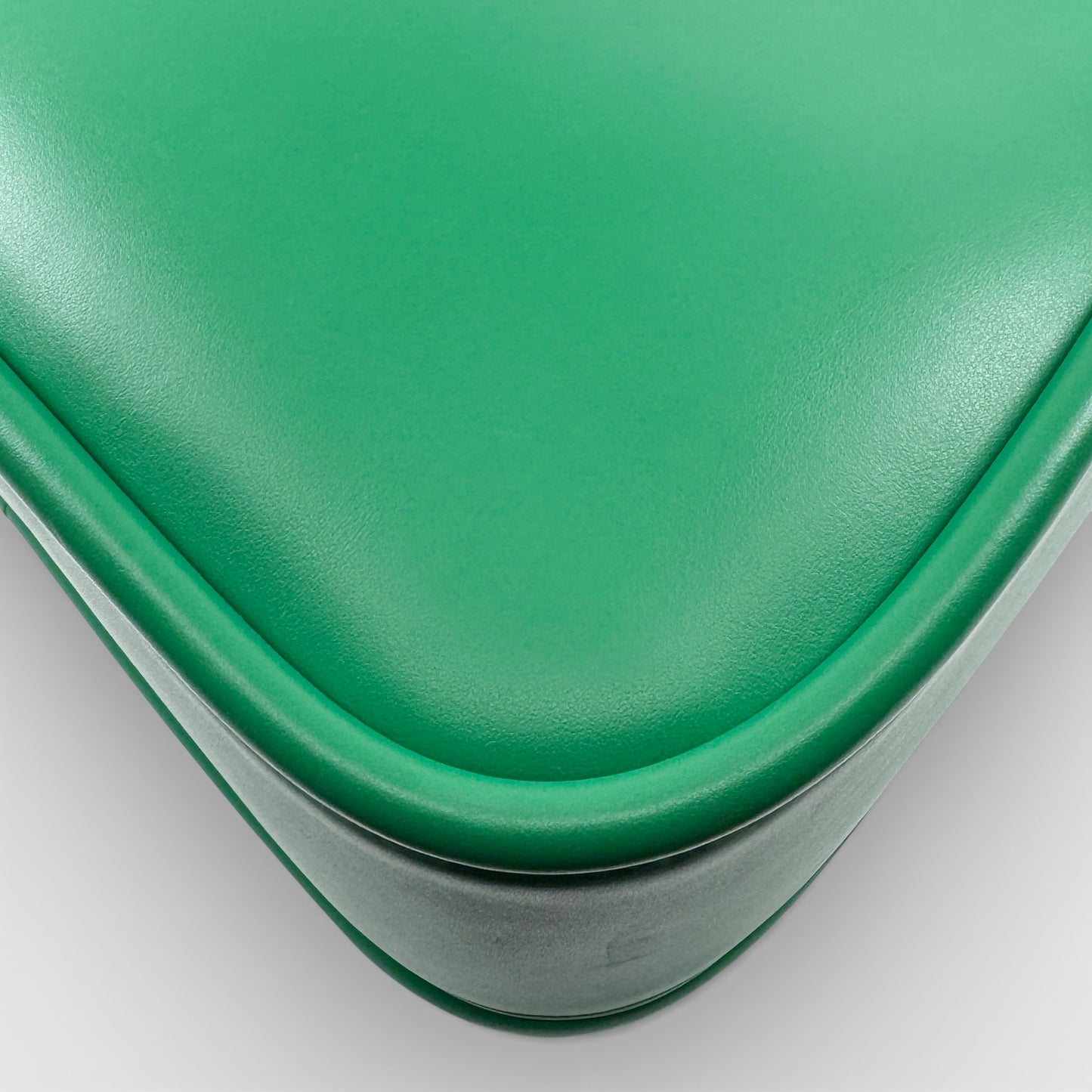 Hibourama Roma Green Leather 'Anita' Medium Handbag