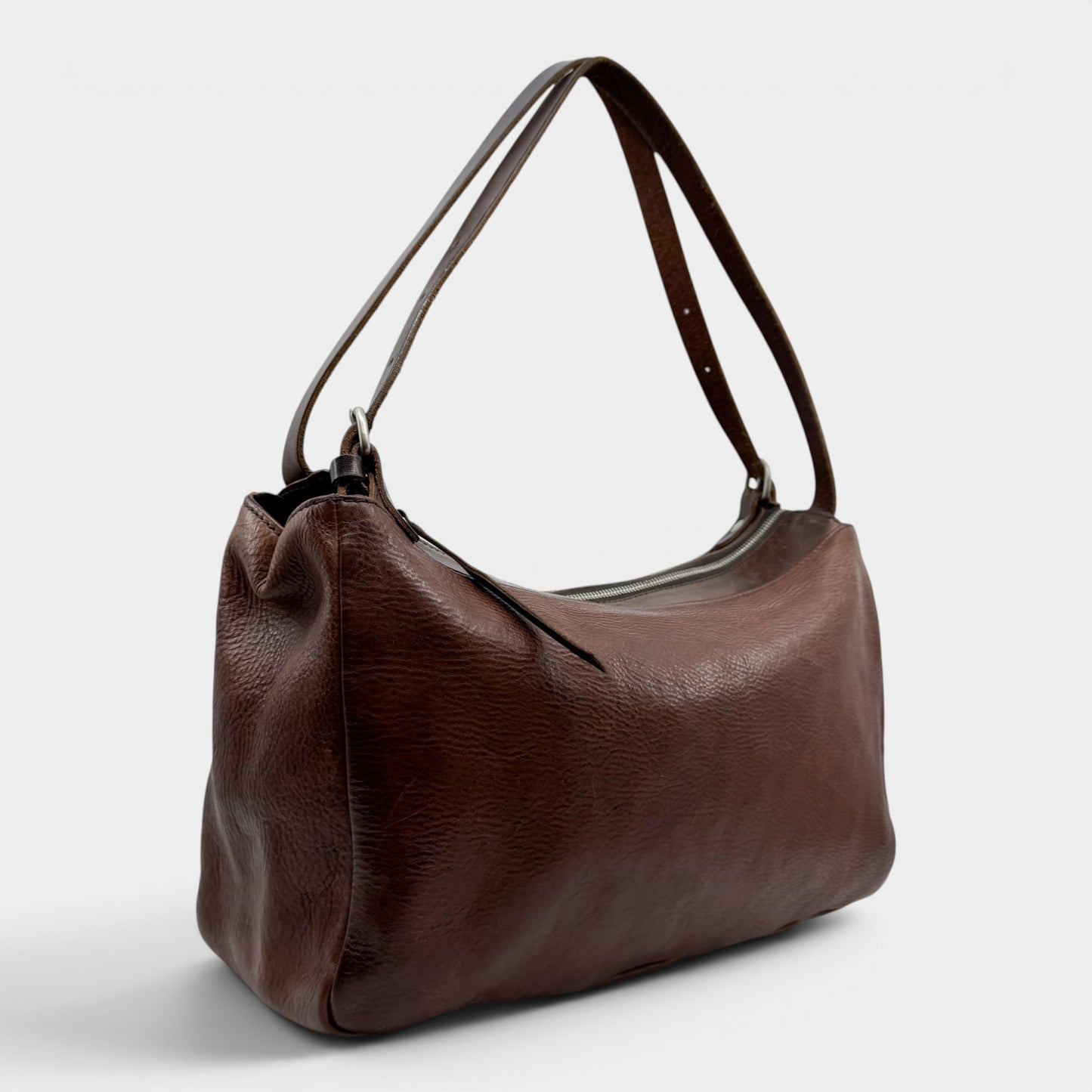 Il Bisonte Brown Leather Shoulder Bag [Vintage]
