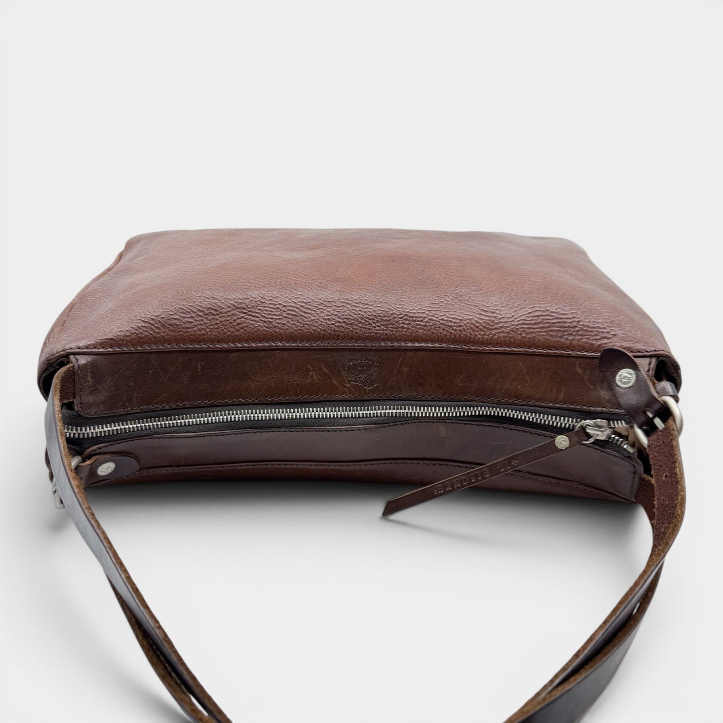 Il Bisonte Brown Leather Shoulder Bag [Vintage]